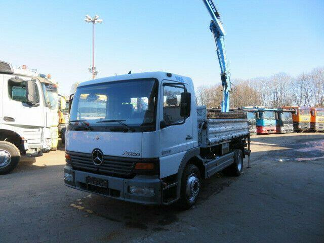 Mercedes-Benz ATEGO 1218 - Φορτηγό ανατρεπόμενο, Φορτηγό με γερανό: φωτογραφία 2 Mercedes-Benz ATEGO 1218 - Φορτηγό ανατρεπόμενο, Φορτηγό με γερανό: φωτογραφία 2