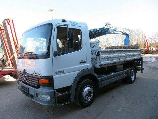 Mercedes-Benz ATEGO 1218 - Φορτηγό ανατρεπόμενο, Φορτηγό με γερανό: φωτογραφία 3 Mercedes-Benz ATEGO 1218 - Φορτηγό ανατρεπόμενο, Φορτηγό με γερανό: φωτογραφία 3