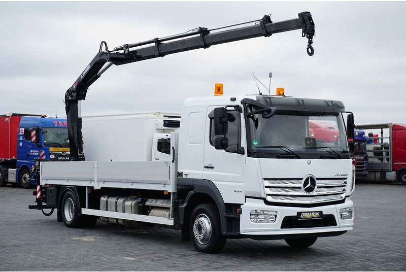 Mercedes-Benz ATEGO / 1224 / ACC / SKRZYNIOWY + HDS / HIAB 099 B - 3 DUO - Φορτηγό με ανοιχτή καρότσα, Φορτηγό με γερανό: φωτογραφία 1 Mercedes-Benz ATEGO / 1224 / ACC / SKRZYNIOWY + HDS / HIAB 099 B - 3 DUO - Φορτηγό με ανοιχτή καρότσα, Φορτηγό με γερανό: φωτογραφία 1
