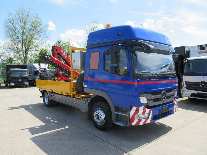 Mercedes-Benz ATEGO 1224 L - Φορτηγό με ανοιχτή καρότσα, Φορτηγό με γερανό: φωτογραφία 1 Mercedes-Benz ATEGO 1224 L - Φορτηγό με ανοιχτή καρότσα, Φορτηγό με γερανό: φωτογραφία 1
