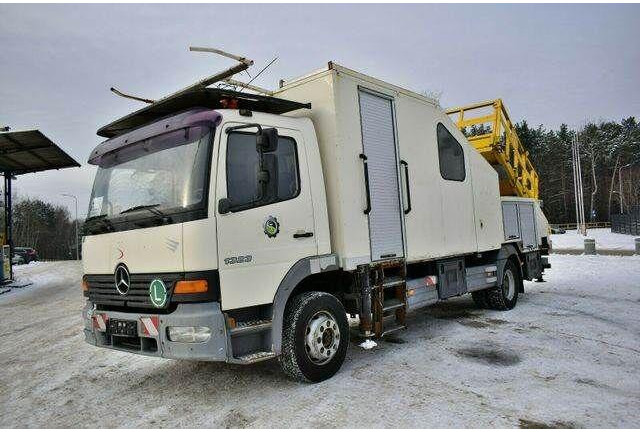 Mercedes-Benz ATEGO 1323 PK 8000T RAIL Platform - Φορτηγό, Φορτηγό με γερανό: φωτογραφία 2 Mercedes-Benz ATEGO 1323 PK 8000T RAIL Platform - Φορτηγό, Φορτηγό με γερανό: φωτογραφία 2