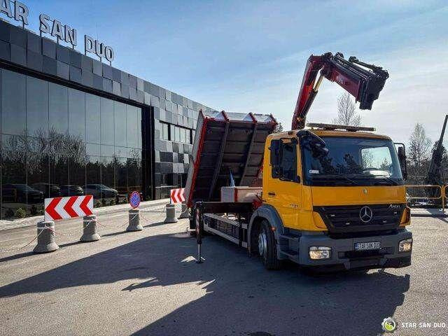 Mercedes-Benz AXOR 1824 4x2 HMF 975 HDS Crane Rotator Kipper - Φορτηγό ανατρεπόμενο, Φορτηγό με γερανό: φωτογραφία 2 Mercedes-Benz AXOR 1824 4x2 HMF 975 HDS Crane Rotator Kipper - Φορτηγό ανατρεπόμενο, Φορτηγό με γερανό: φωτογραφία 2