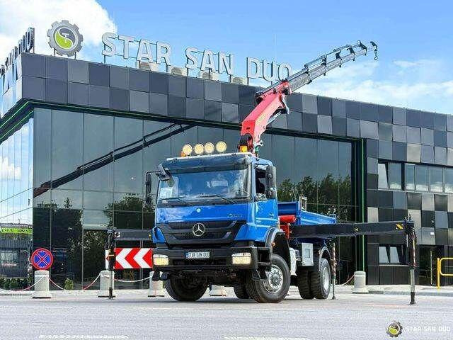 Mercedes-Benz AXOR 1833 4x4 Palfinger PK 22002 EH Crane Winch - Φορτηγό ανατρεπόμενο, Φορτηγό με γερανό: φωτογραφία 1 Mercedes-Benz AXOR 1833 4x4 Palfinger PK 22002 EH Crane Winch - Φορτηγό ανατρεπόμενο, Φορτηγό με γερανό: φωτογραφία 1