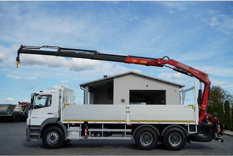 Mercedes-Benz / AXOR 2633 / 6X4 / SKRZYNIOWY - 6,55 M / MOCNA PODŁOGA / HDS FA - Φορτηγό με ανοιχτή καρότσα, Φορτηγό με γερανό: φωτογραφία 3 Mercedes-Benz / AXOR 2633 / 6X4 / SKRZYNIOWY - 6,55 M / MOCNA PODŁOGA / HDS FA - Φορτηγό με ανοιχτή καρότσα, Φορτηγό με γερανό: φωτογραφία 3