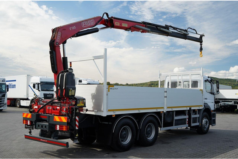 Mercedes-Benz / AXOR 2633 / 6X4 / SKRZYNIOWY - 6,55 M / MOCNA PODŁOGA / HDS FA - Φορτηγό με ανοιχτή καρότσα, Φορτηγό με γερανό: φωτογραφία 5 Mercedes-Benz / AXOR 2633 / 6X4 / SKRZYNIOWY - 6,55 M / MOCNA PODŁOGA / HDS FA - Φορτηγό με ανοιχτή καρότσα, Φορτηγό με γερανό: φωτογραφία 5