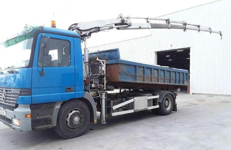 Mercedes-Benz Actros 1835 - Φορτηγό με ανοιχτή καρότσα, Φορτηγό με γερανό: φωτογραφία 1 Mercedes-Benz Actros 1835 - Φορτηγό με ανοιχτή καρότσα, Φορτηγό με γερανό: φωτογραφία 1