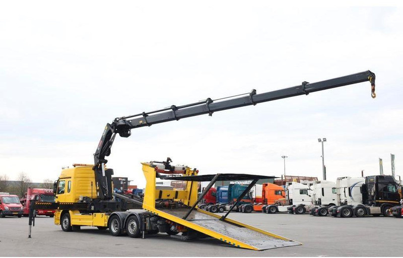 Mercedes-Benz Actros 2532 Vehicle transporter + crane Hiab 477EP-5 HiPro 6x2 - Φορτηγό αυτοκινητάμαξα: φωτογραφία 4 Mercedes-Benz Actros 2532 Vehicle transporter + crane Hiab 477EP-5 HiPro 6x2 - Φορτηγό αυτοκινητάμαξα: φωτογραφία 4