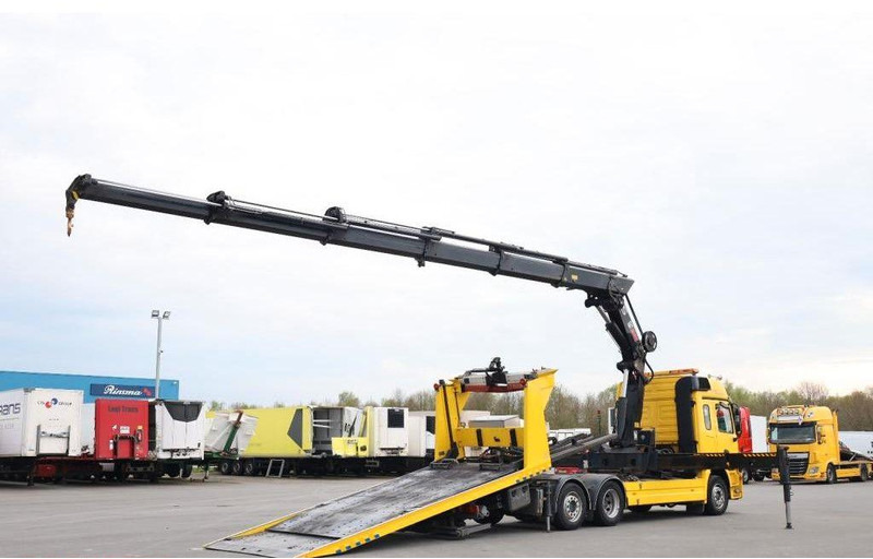 Mercedes-Benz Actros 2532 Vehicle transporter + crane Hiab 477EP-5 HiPro 6x2 - Φορτηγό αυτοκινητάμαξα: φωτογραφία 5 Mercedes-Benz Actros 2532 Vehicle transporter + crane Hiab 477EP-5 HiPro 6x2 - Φορτηγό αυτοκινητάμαξα: φωτογραφία 5