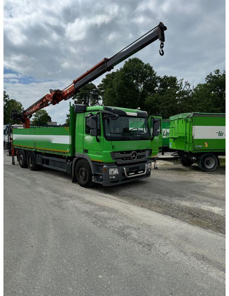 Mercedes-Benz Actros 2541 mit Atlas -Kran - Φορτηγό με ανοιχτή καρότσα, Φορτηγό με γερανό: φωτογραφία 3 Mercedes-Benz Actros 2541 mit Atlas -Kran - Φορτηγό με ανοιχτή καρότσα, Φορτηγό με γερανό: φωτογραφία 3