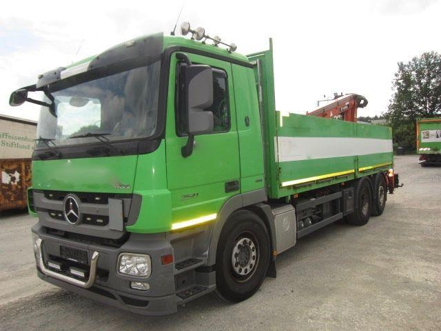Mercedes-Benz Actros 2541 mit Atlas -Kran - Φορτηγό με ανοιχτή καρότσα, Φορτηγό με γερανό: φωτογραφία 2 Mercedes-Benz Actros 2541 mit Atlas -Kran - Φορτηγό με ανοιχτή καρότσα, Φορτηγό με γερανό: φωτογραφία 2