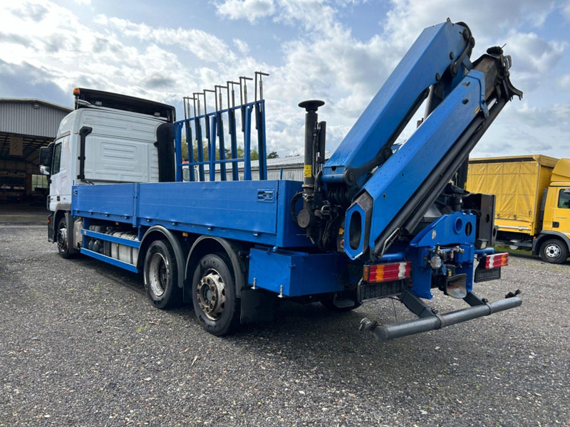 Mercedes-Benz Actros 2544 Glastransporter mit Palfinger Kran - Φορτηγό με ανοιχτή καρότσα, Φορτηγό με γερανό: φωτογραφία 4 Mercedes-Benz Actros 2544 Glastransporter mit Palfinger Kran - Φορτηγό με ανοιχτή καρότσα, Φορτηγό με γερανό: φωτογραφία 4