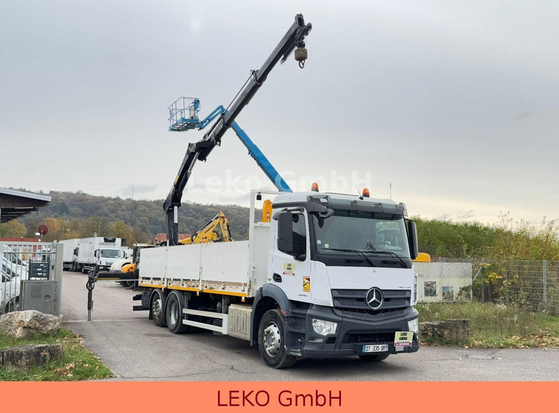 Mercedes-Benz Antos 2540 - Φορτηγό με ανοιχτή καρότσα, Φορτηγό με γερανό: φωτογραφία 2 Mercedes-Benz Antos 2540 - Φορτηγό με ανοιχτή καρότσα, Φορτηγό με γερανό: φωτογραφία 2