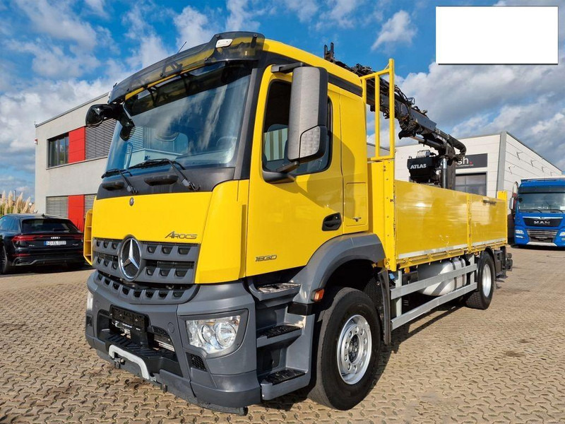 Mercedes-Benz Arocs 1830 - Φορτηγό με ανοιχτή καρότσα, Φορτηγό με γερανό: φωτογραφία 1 Mercedes-Benz Arocs 1830 - Φορτηγό με ανοιχτή καρότσα, Φορτηγό με γερανό: φωτογραφία 1
