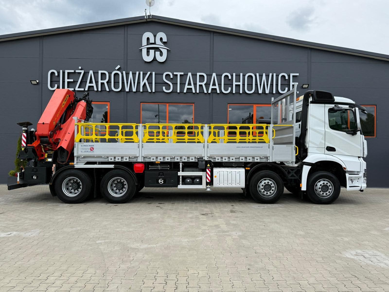 Mercedes-Benz Arocs Actros 3236 // E6 // 8x4 // Palfinger PK4800 - Φορτηγό με ανοιχτή καρότσα, Φορτηγό με γερανό: φωτογραφία 5 Mercedes-Benz Arocs Actros 3236 // E6 // 8x4 // Palfinger PK4800 - Φορτηγό με ανοιχτή καρότσα, Φορτηγό με γερανό: φωτογραφία 5