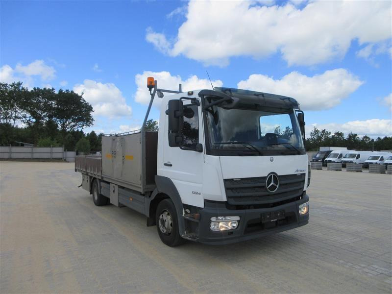 Mercedes-Benz Atego 1224 LNR - Φορτηγό με ανοιχτή καρότσα, Φορτηγό με γερανό: φωτογραφία 1 Mercedes-Benz Atego 1224 LNR - Φορτηγό με ανοιχτή καρότσα, Φορτηγό με γερανό: φωτογραφία 1