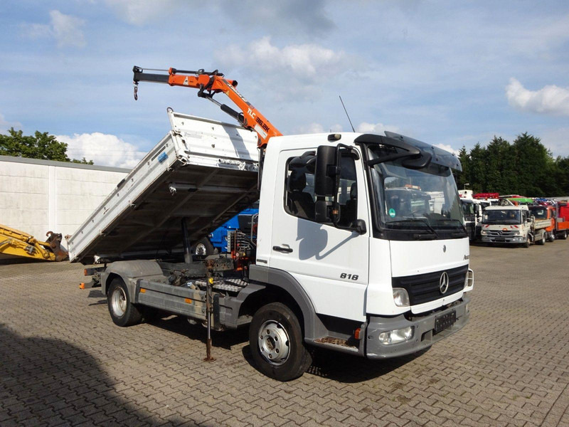 Mercedes-Benz Atego 818 3 way Meiller tipper + crane Terex 36.2 - Όχημα με ανατρεπομενη καροτσα: φωτογραφία 4 Mercedes-Benz Atego 818 3 way Meiller tipper + crane Terex 36.2 - Όχημα με ανατρεπομενη καροτσα: φωτογραφία 4
