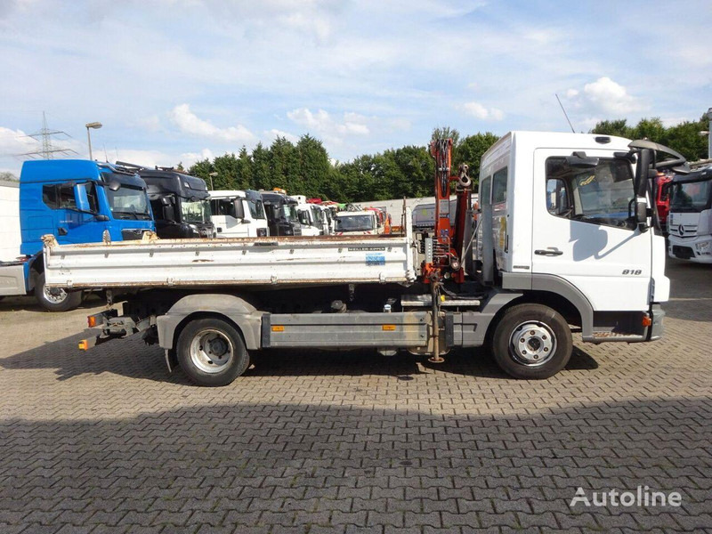 Mercedes-Benz Atego 818 - 3 way tipper+crane - Φορτηγό ανατρεπόμενο, Φορτηγό με γερανό: φωτογραφία 4 Mercedes-Benz Atego 818 - 3 way tipper+crane - Φορτηγό ανατρεπόμενο, Φορτηγό με γερανό: φωτογραφία 4