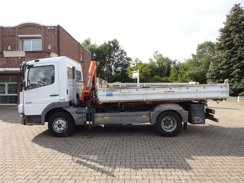Mercedes-Benz Atego 818 - 3 way tipper+crane - Φορτηγό ανατρεπόμενο, Φορτηγό με γερανό: φωτογραφία 3 Mercedes-Benz Atego 818 - 3 way tipper+crane - Φορτηγό ανατρεπόμενο, Φορτηγό με γερανό: φωτογραφία 3