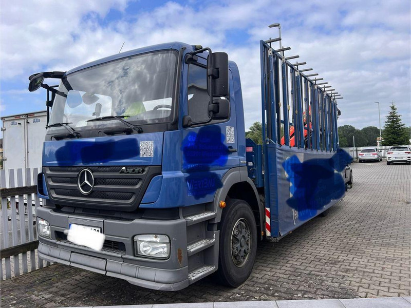 Mercedes-Benz Axor 1829 Palfinger hátsó daru PK 12002 klíma - Φορτηγό με ανοιχτή καρότσα, Φορτηγό με γερανό: φωτογραφία 1 Mercedes-Benz Axor 1829 Palfinger hátsó daru PK 12002 klíma - Φορτηγό με ανοιχτή καρότσα, Φορτηγό με γερανό: φωτογραφία 1