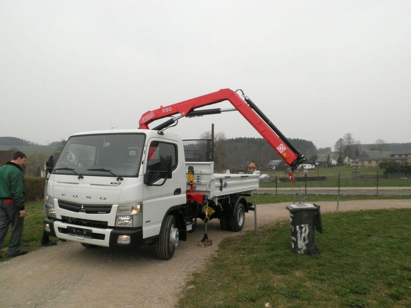 Mitsubishi Fuso Canter 7C15 - Tipper+crane - Φορτηγό ανατρεπόμενο, Φορτηγό με γερανό: φωτογραφία 1 Mitsubishi Fuso Canter 7C15 - Tipper+crane - Φορτηγό ανατρεπόμενο, Φορτηγό με γερανό: φωτογραφία 1