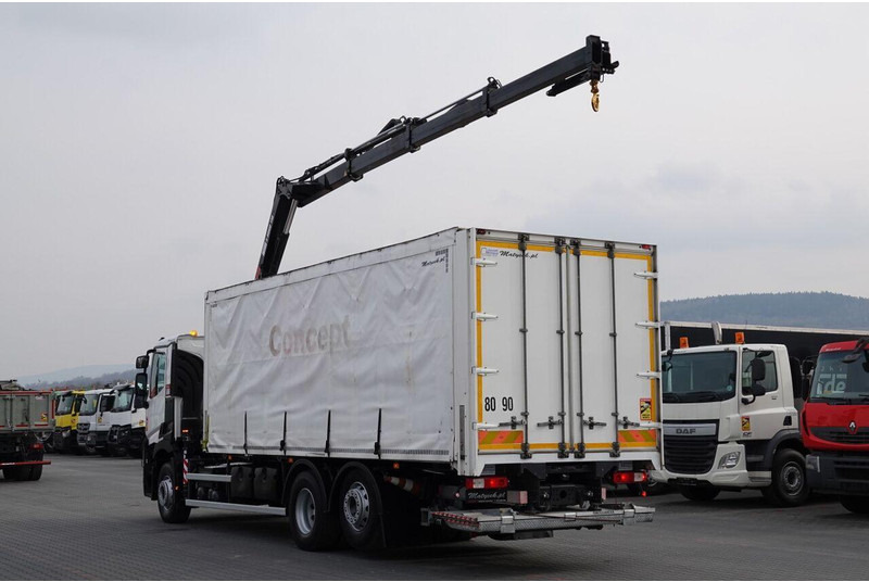 Renault C 380 / 6x2 / SKRZYNIOWY / HDS HIAB 138 B-3 WYSÓW 10,5 M / ROTAT - Φορτηγό μουσαμάς: φωτογραφία 3 Renault C 380 / 6x2 / SKRZYNIOWY / HDS HIAB 138 B-3 WYSÓW 10,5 M / ROTAT - Φορτηγό μουσαμάς: φωτογραφία 3