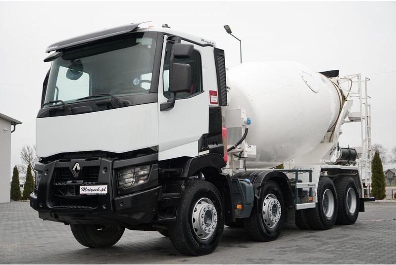 Renault C 380 / 8X4 / BETONOMIESZARKA / GRUSZKA / SCHWING STETTER 9 M3 - Μπετονιέρα φορτηγό: φωτογραφία 1 Renault C 380 / 8X4 / BETONOMIESZARKA / GRUSZKA / SCHWING STETTER 9 M3 - Μπετονιέρα φορτηγό: φωτογραφία 1