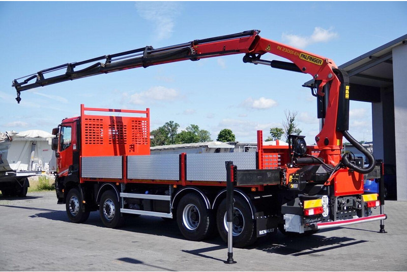Renault C 430 / 8x4 / SKRZYNIOWY 7 M + HDS PALFINGER PK 2300-EH / WYSÓW - Φορτηγό με ανοιχτή καρότσα, Φορτηγό με γερανό: φωτογραφία 3 Renault C 430 / 8x4 / SKRZYNIOWY 7 M + HDS PALFINGER PK 2300-EH / WYSÓW - Φορτηγό με ανοιχτή καρότσα, Φορτηγό με γερανό: φωτογραφία 3