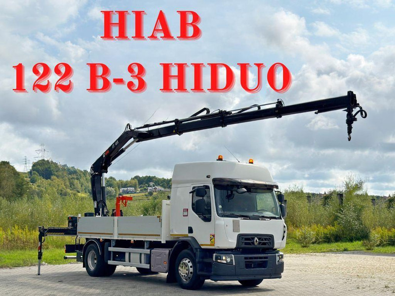 Renault C 430 * HIAB 122 B - 3 HIDUO + FUNK * TOP - Φορτηγό με ανοιχτή καρότσα, Φορτηγό με γερανό: φωτογραφία 1 Renault C 430 * HIAB 122 B - 3 HIDUO + FUNK * TOP - Φορτηγό με ανοιχτή καρότσα, Φορτηγό με γερανό: φωτογραφία 1