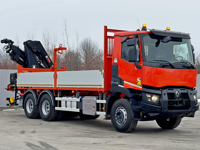 Renault C 430 *HIAB X - HIPRO 188 ES - 5 + FUNK* 6x4 - Φορτηγό με ανοιχτή καρότσα, Φορτηγό με γερανό: φωτογραφία 3 Renault C 430 *HIAB X - HIPRO 188 ES - 5 + FUNK* 6x4 - Φορτηγό με ανοιχτή καρότσα, Φορτηγό με γερανό: φωτογραφία 3