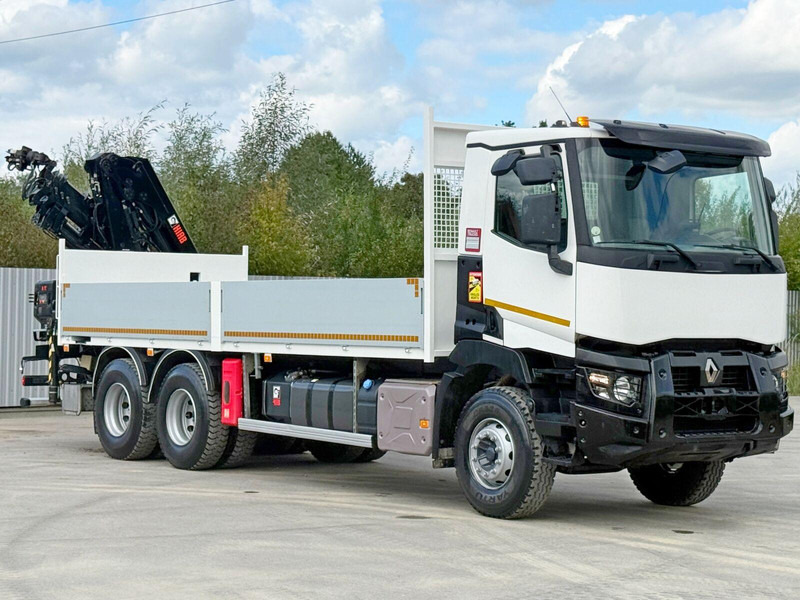 Renault C 430 *HIAB X - HIPRO 192 ES -4 + FUNK* 6x4 - Φορτηγό με ανοιχτή καρότσα, Φορτηγό με γερανό: φωτογραφία 4 Renault C 430 *HIAB X - HIPRO 192 ES -4 + FUNK* 6x4 - Φορτηγό με ανοιχτή καρότσα, Φορτηγό με γερανό: φωτογραφία 4