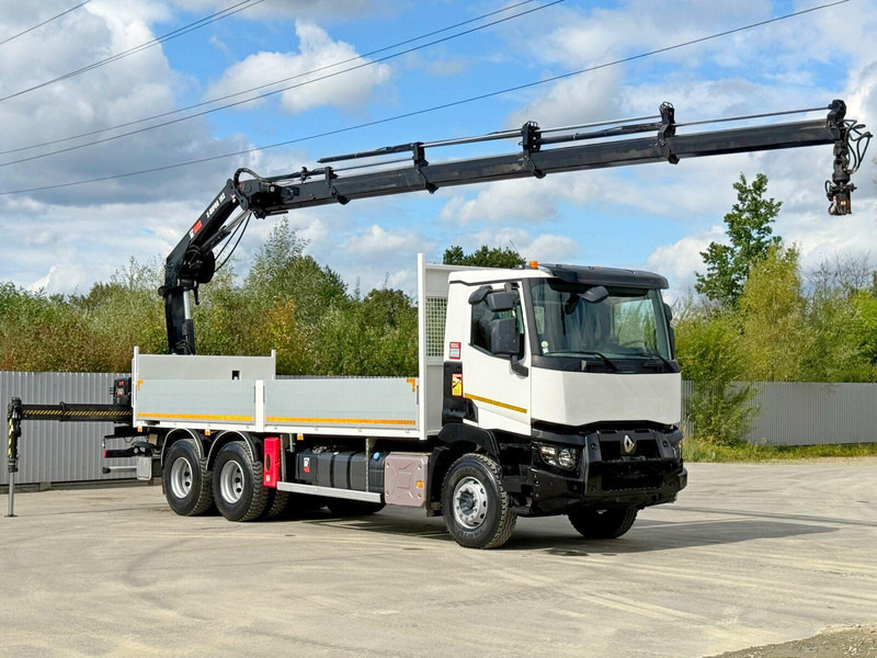 Renault C 430 *HIAB X - HIPRO 192 ES -4 + FUNK* 6x4 - Φορτηγό με ανοιχτή καρότσα, Φορτηγό με γερανό: φωτογραφία 2 Renault C 430 *HIAB X - HIPRO 192 ES -4 + FUNK* 6x4 - Φορτηγό με ανοιχτή καρότσα, Φορτηγό με γερανό: φωτογραφία 2