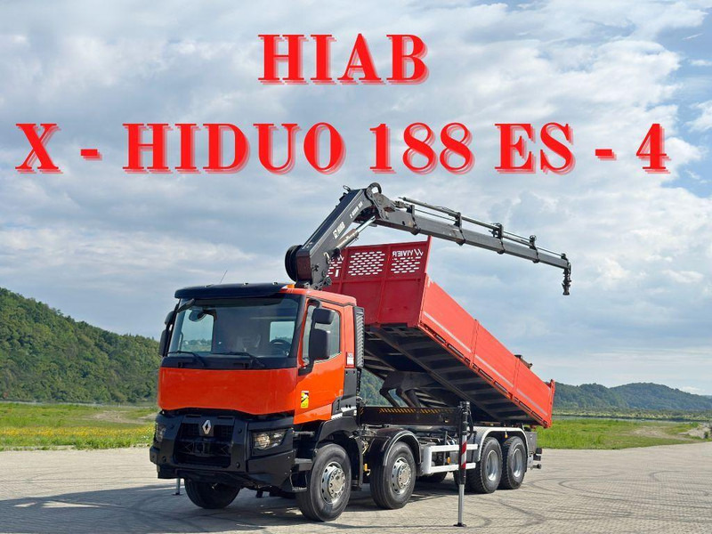 Renault C 430 *KIPPER 6,80m* HIAB X-HIDUO 188 ES-4 * 8x4 - Φορτηγό ανατρεπόμενο, Φορτηγό με γερανό: φωτογραφία 1 Renault C 430 *KIPPER 6,80m* HIAB X-HIDUO 188 ES-4 * 8x4 - Φορτηγό ανατρεπόμενο, Φορτηγό με γερανό: φωτογραφία 1