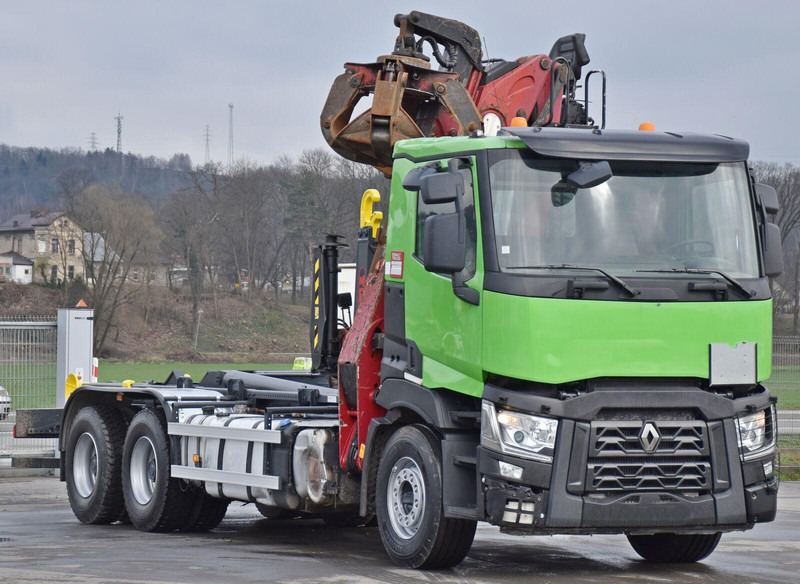 Renault C430* ABROLLKIPPER *LIV 170Z 78 * 6x4 - Φορτηγό φόρτωσης γάντζου, Φορτηγό με γερανό: φωτογραφία 3 Renault C430* ABROLLKIPPER *LIV 170Z 78 * 6x4 - Φορτηγό φόρτωσης γάντζου, Φορτηγό με γερανό: φωτογραφία 3