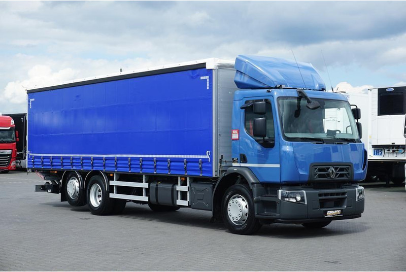 Renault D 320 / EURO 6 / FIRANKA + WINDA / 21 PALET / ŁAD. 16 530 KG - Φορτηγό μουσαμάς: φωτογραφία 2 Renault D 320 / EURO 6 / FIRANKA + WINDA / 21 PALET / ŁAD. 16 530 KG - Φορτηγό μουσαμάς: φωτογραφία 2