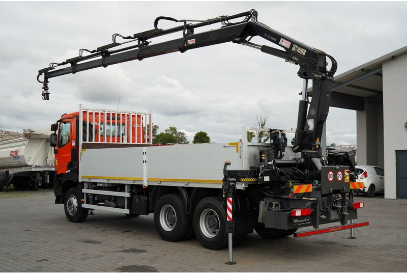 Renault K 380 / 6X4 / SKRZYNIOWY 6.2 M / + HDS HIAB 166 ES-4 / MAX UDŹWI - Φορτηγό με ανοιχτή καρότσα, Φορτηγό με γερανό: φωτογραφία 3 Renault K 380 / 6X4 / SKRZYNIOWY 6.2 M / + HDS HIAB 166 ES-4 / MAX UDŹWI - Φορτηγό με ανοιχτή καρότσα, Φορτηγό με γερανό: φωτογραφία 3