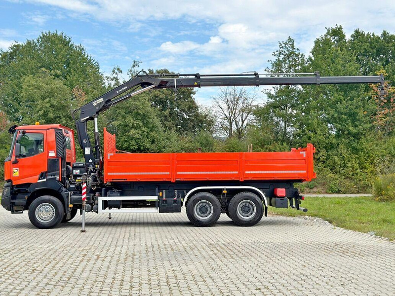 Renault K 380 * HIAB 144 BS - 3 HIDUO + FUNK * 6x4 * TOP - Φορτηγό ανατρεπόμενο, Φορτηγό με γερανό: φωτογραφία 5 Renault K 380 * HIAB 144 BS - 3 HIDUO + FUNK * 6x4 * TOP - Φορτηγό ανατρεπόμενο, Φορτηγό με γερανό: φωτογραφία 5