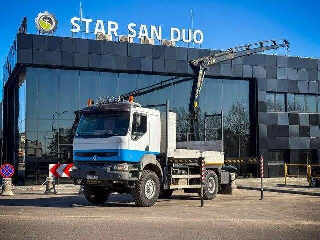 Renault KERAX 270 4x4 PALFINGER PK 16502 CRANE WINCH - Φορτηγό με ανοιχτή καρότσα, Φορτηγό με γερανό: φωτογραφία 1 Renault KERAX 270 4x4 PALFINGER PK 16502 CRANE WINCH - Φορτηγό με ανοιχτή καρότσα, Φορτηγό με γερανό: φωτογραφία 1