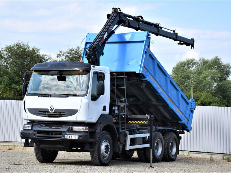 Renault KERAX 370 DXI - Φορτηγό ανατρεπόμενο, Φορτηγό με γερανό: φωτογραφία 2 Renault KERAX 370 DXI - Φορτηγό ανατρεπόμενο, Φορτηγό με γερανό: φωτογραφία 2
