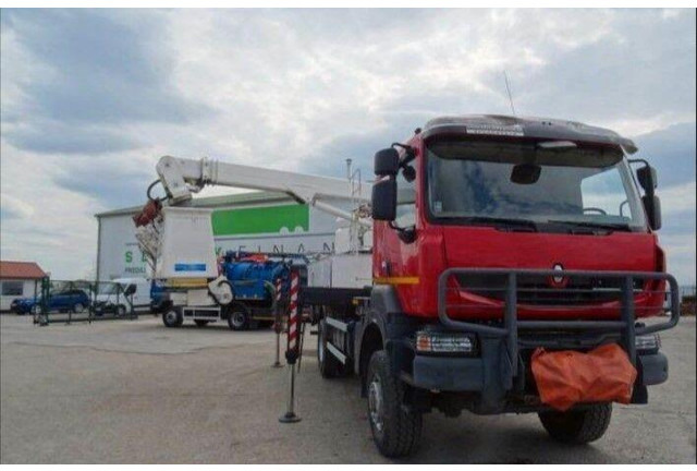 Renault KERAX 410.19 4x4 Emelőkosaras Cela 17m - Φορτηγό, Φορτηγό με γερανό: φωτογραφία 1 Renault KERAX 410.19 4x4 Emelőkosaras Cela 17m - Φορτηγό, Φορτηγό με γερανό: φωτογραφία 1