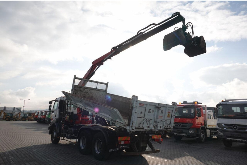 Renault KERAX 410 / 6x4 / WYWROTKA + HDS FASSI F150 / HYDROBURTA / BORDM - Φορτηγό ανατρεπόμενο, Φορτηγό με γερανό: φωτογραφία 3 Renault KERAX 410 / 6x4 / WYWROTKA + HDS FASSI F150 / HYDROBURTA / BORDM - Φορτηγό ανατρεπόμενο, Φορτηγό με γερανό: φωτογραφία 3