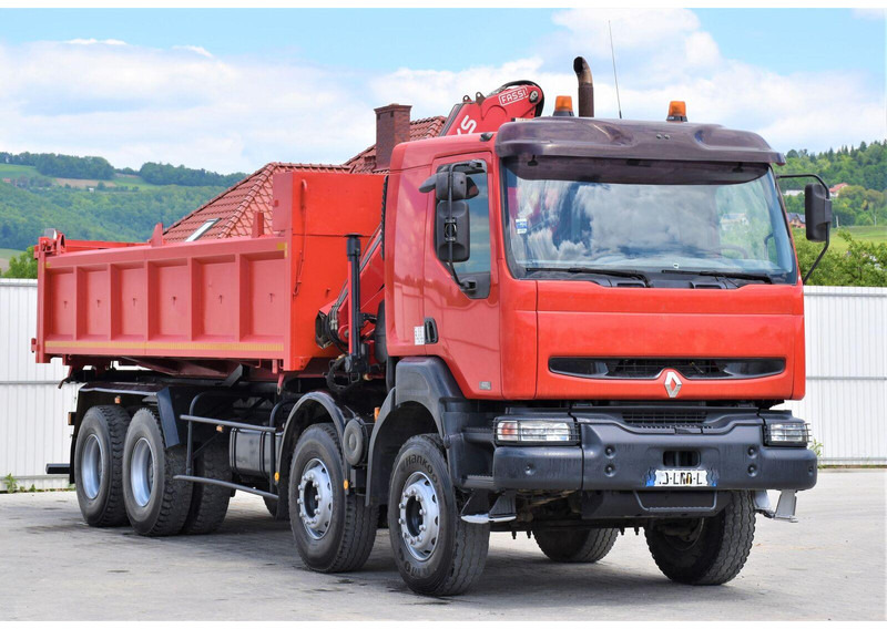 Renault KERAX 420 DCI Kipper 6,30m+FASSI F95AXS.21+FUNK - Φορτηγό ανατρεπόμενο, Φορτηγό με γερανό: φωτογραφία 4 Renault KERAX 420 DCI Kipper 6,30m+FASSI F95AXS.21+FUNK - Φορτηγό ανατρεπόμενο, Φορτηγό με γερανό: φωτογραφία 4