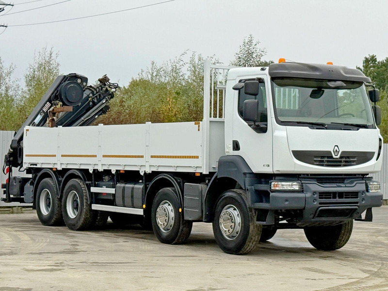 Renault KERAX 430 * HIAB 211 EP-5 HIDUO /FUNK *8x4 - Φορτηγό με ανοιχτή καρότσα, Φορτηγό με γερανό: φωτογραφία 3 Renault KERAX 430 * HIAB 211 EP-5 HIDUO /FUNK *8x4 - Φορτηγό με ανοιχτή καρότσα, Φορτηγό με γερανό: φωτογραφία 3