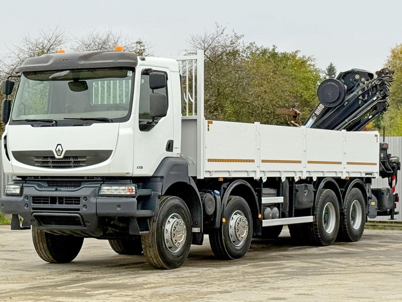 Renault KERAX 430 * HIAB 211 EP-5 HIDUO /FUNK *8x4 - Φορτηγό με ανοιχτή καρότσα, Φορτηγό με γερανό: φωτογραφία 4 Renault KERAX 430 * HIAB 211 EP-5 HIDUO /FUNK *8x4 - Φορτηγό με ανοιχτή καρότσα, Φορτηγό με γερανό: φωτογραφία 4