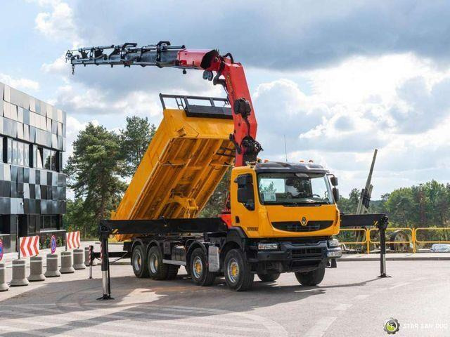 Renault KERAX 450 8x4 PALFINGER PK 60002 Crane Tipper - Φορτηγό ανατρεπόμενο, Φορτηγό με γερανό: φωτογραφία 4 Renault KERAX 450 8x4 PALFINGER PK 60002 Crane Tipper - Φορτηγό ανατρεπόμενο, Φορτηγό με γερανό: φωτογραφία 4