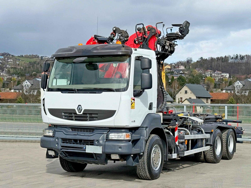 Renault KERAX 460 DXI * ABROLLKIPPER * EPSILON Q170Z69 * 6x4 - Φορτηγό φόρτωσης γάντζου, Φορτηγό με γερανό: φωτογραφία 2 Renault KERAX 460 DXI * ABROLLKIPPER * EPSILON Q170Z69 * 6x4 - Φορτηγό φόρτωσης γάντζου, Φορτηγό με γερανό: φωτογραφία 2