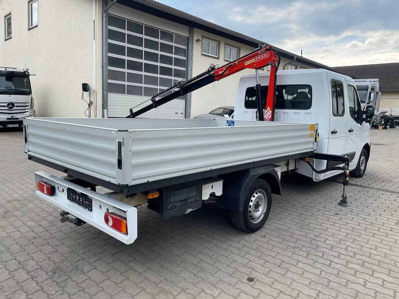 Renault Master Doka - Flatbed truck + crane - Μικρό φορτηγό με καρότσα, Διπλοκάμπινο ελαφρύ επαγγελματικό: φωτογραφία 3 Renault Master Doka - Flatbed truck + crane - Μικρό φορτηγό με καρότσα, Διπλοκάμπινο ελαφρύ επαγγελματικό: φωτογραφία 3