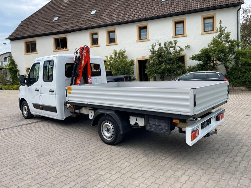 Renault Master Doka - Flatbed truck + crane - Μικρό φορτηγό με καρότσα, Διπλοκάμπινο ελαφρύ επαγγελματικό: φωτογραφία 4 Renault Master Doka - Flatbed truck + crane - Μικρό φορτηγό με καρότσα, Διπλοκάμπινο ελαφρύ επαγγελματικό: φωτογραφία 4