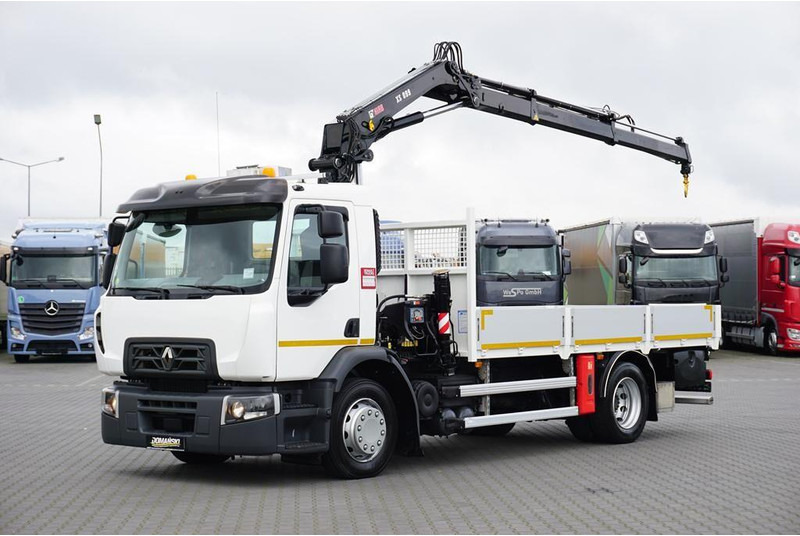 Renault PREMIUM / D16 / ACC / SKRZYNIOWY + HDS / HIAB 099 E - 2 HIDUO - Φορτηγό με ανοιχτή καρότσα, Φορτηγό με γερανό: φωτογραφία 1 Renault PREMIUM / D16 / ACC / SKRZYNIOWY + HDS / HIAB 099 E - 2 HIDUO - Φορτηγό με ανοιχτή καρότσα, Φορτηγό με γερανό: φωτογραφία 1