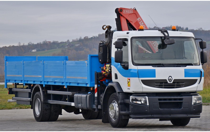 Renault Premium 320 DXI - Φορτηγό με ανοιχτή καρότσα, Φορτηγό με γερανό: φωτογραφία 3 Renault Premium 320 DXI - Φορτηγό με ανοιχτή καρότσα, Φορτηγό με γερανό: φωτογραφία 3