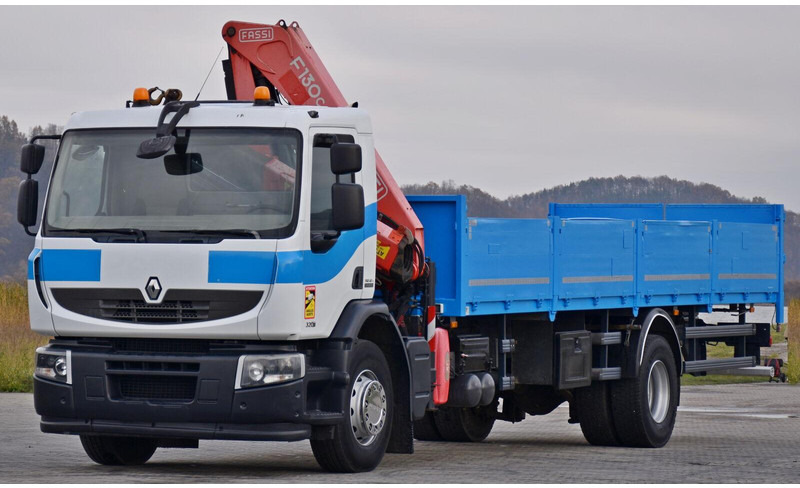 Renault Premium 320 DXI - Φορτηγό με ανοιχτή καρότσα, Φορτηγό με γερανό: φωτογραφία 4 Renault Premium 320 DXI - Φορτηγό με ανοιχτή καρότσα, Φορτηγό με γερανό: φωτογραφία 4